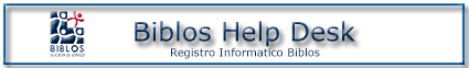 ::..BIBLOS..::Registro Informatico